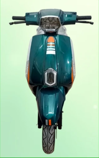 Vespa model electric scooter
